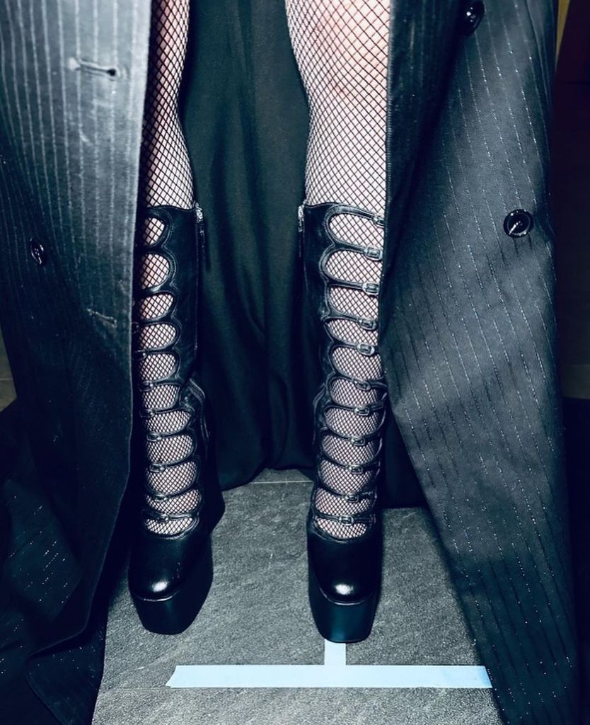 Madonna shared a close up of her Kiki's on Instagram
