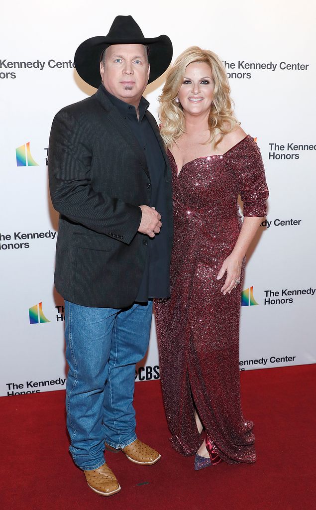 Garth Brooks and Trisha Yearwood attend the 42nd Annual Kennedy Center Honors Kennedy Center Awards on December 8, 2019 in Washington, DC. 