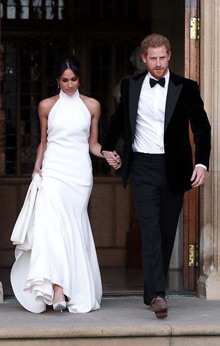 meghan markle reception dress royal wedding