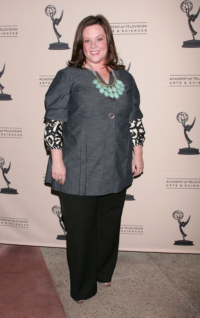 Melissa McCarthy attends the Academy of Television Arts & Sciences' smiling in 2009