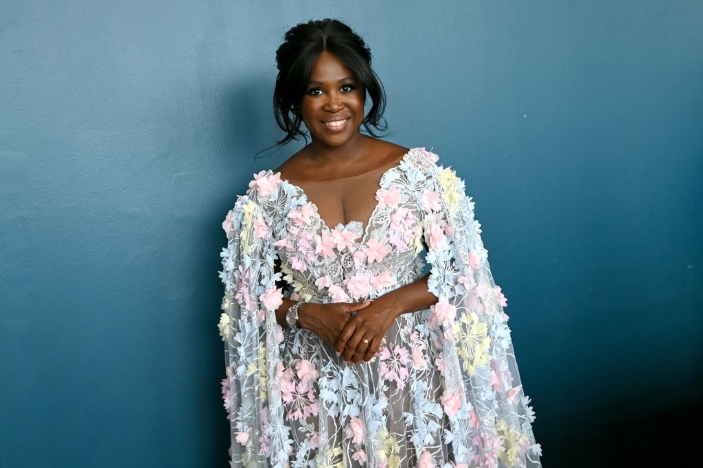 Motsi Mabuse in floral dress