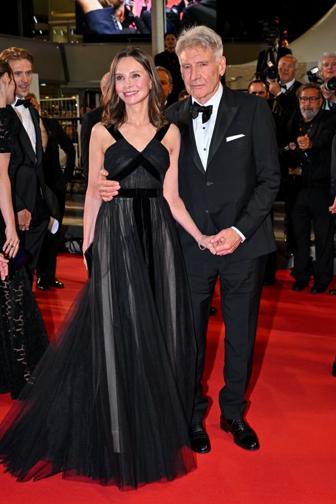 Calista Flockhart and Harrison Ford at Cannes 2023