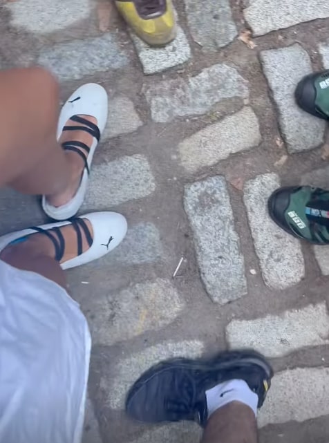 Emily Ratajkowski shares a clip dancing in cargo shorts