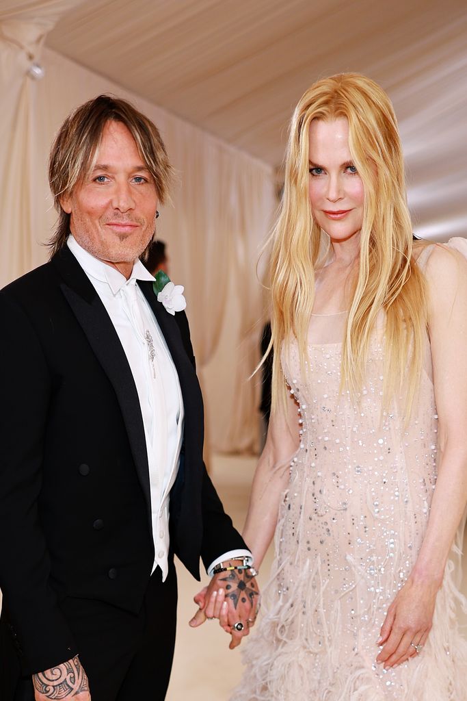 Keith Urban and Nicole Kidman attend The 2023 Met Gala Celebrating "Karl Lagerfeld: A Line Of Beauty"