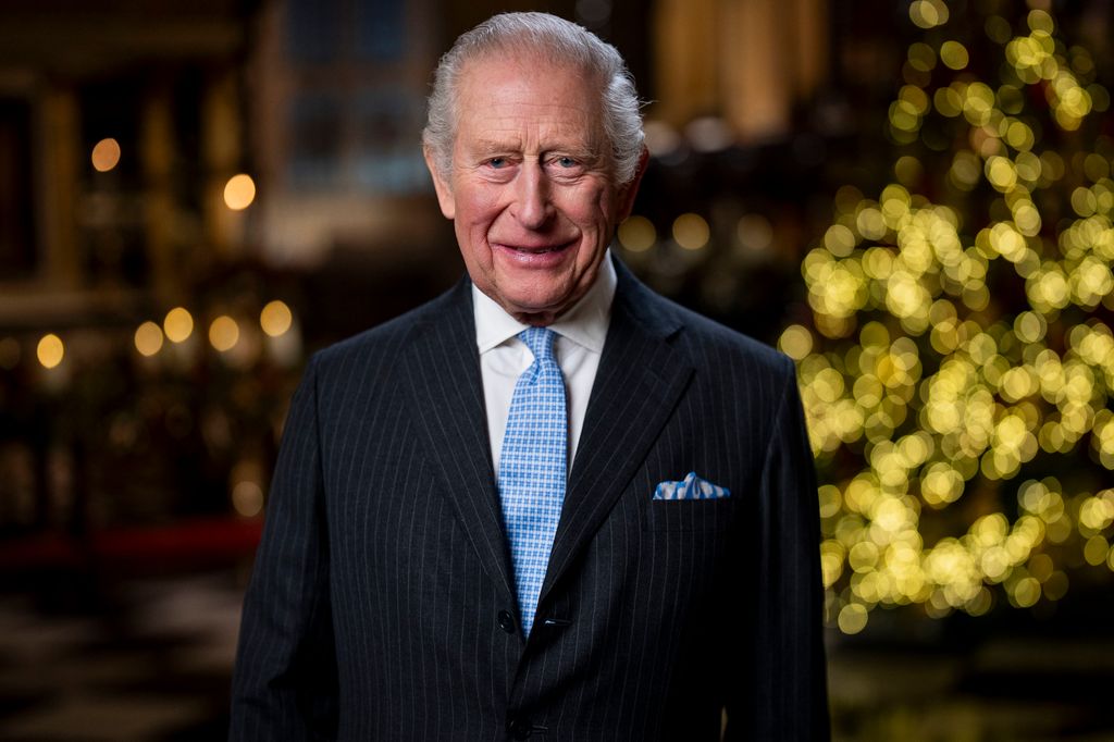 King Charles recording Christmas speech in the Lady Chapel, Westminster Abbey