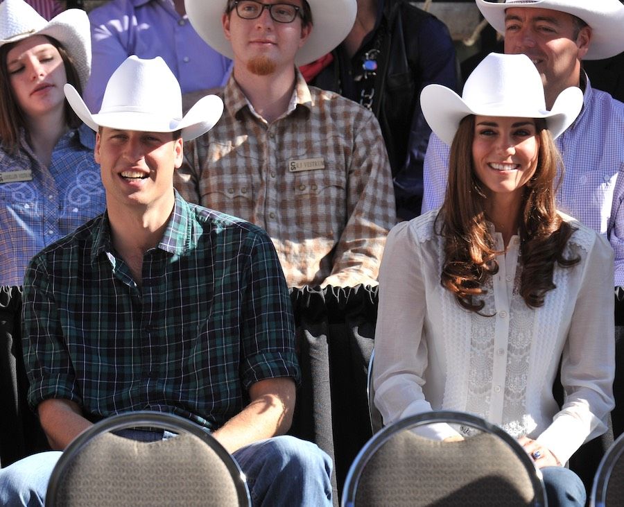 Prince William and Kate Middleton at the Calgary Stampede in 2011