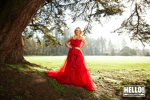 Kristina Rihanoff looks stunning in scarlet dress