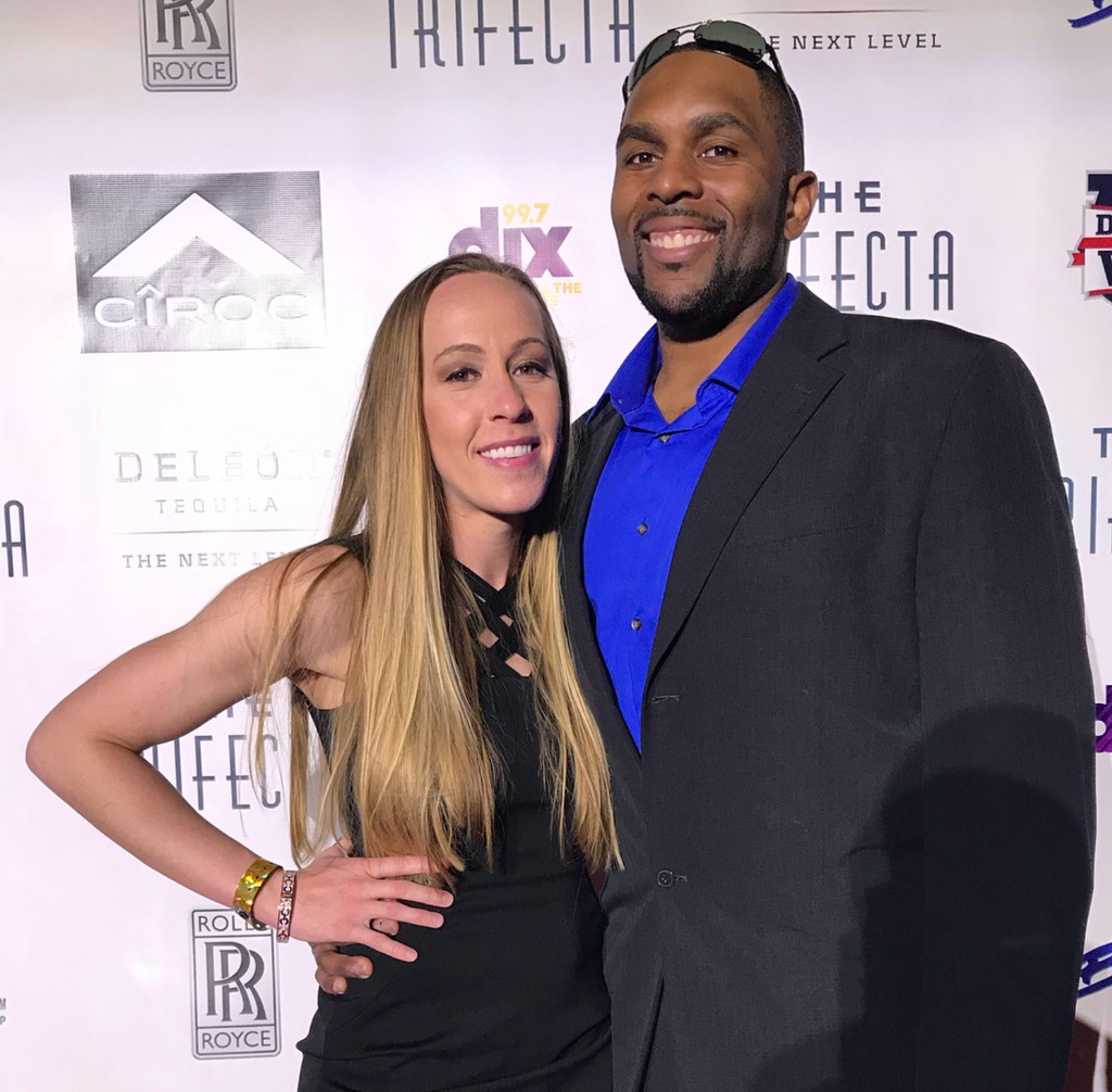 Photo shared by Sherrone Moore in 2018 with his wife Kelli Lenz Moore