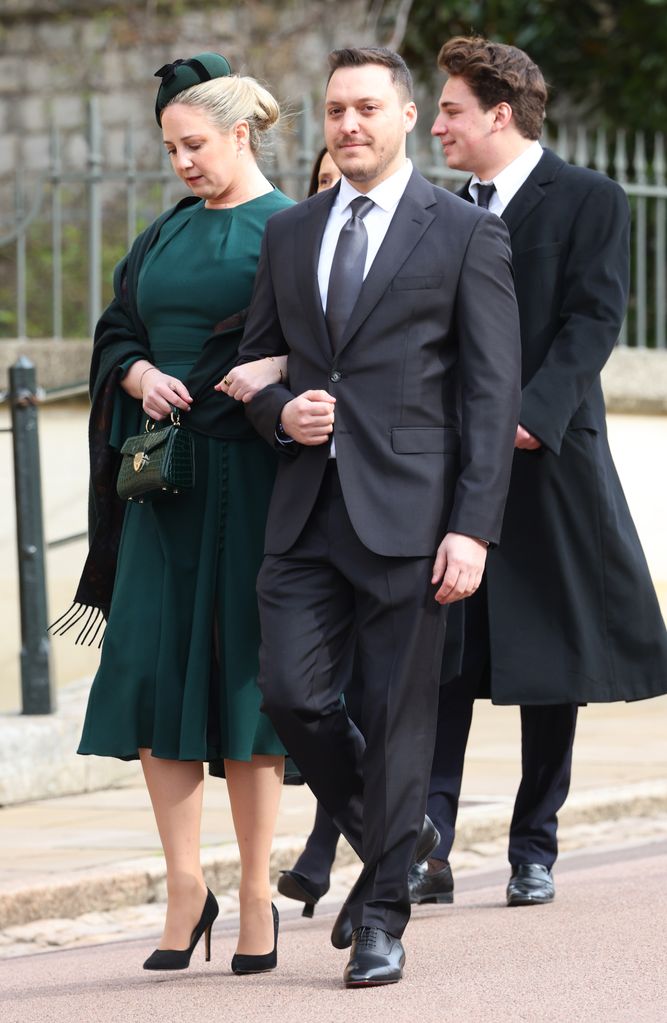 Princess Theodora walking with Matthew Kumar