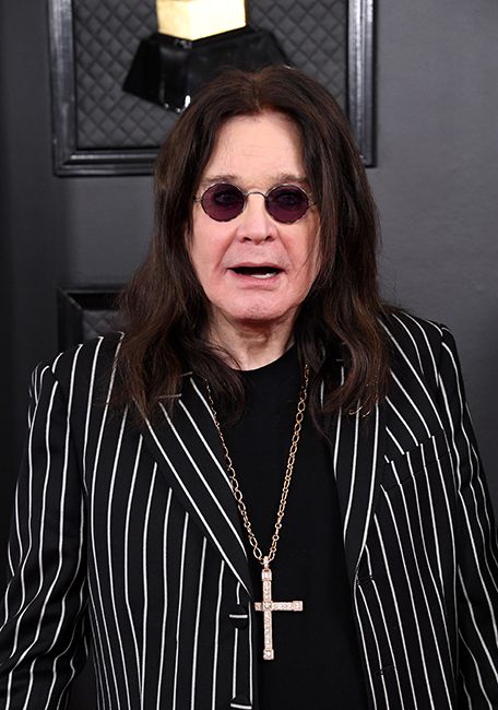 Ozzy Osbourne at Grammys red carpet