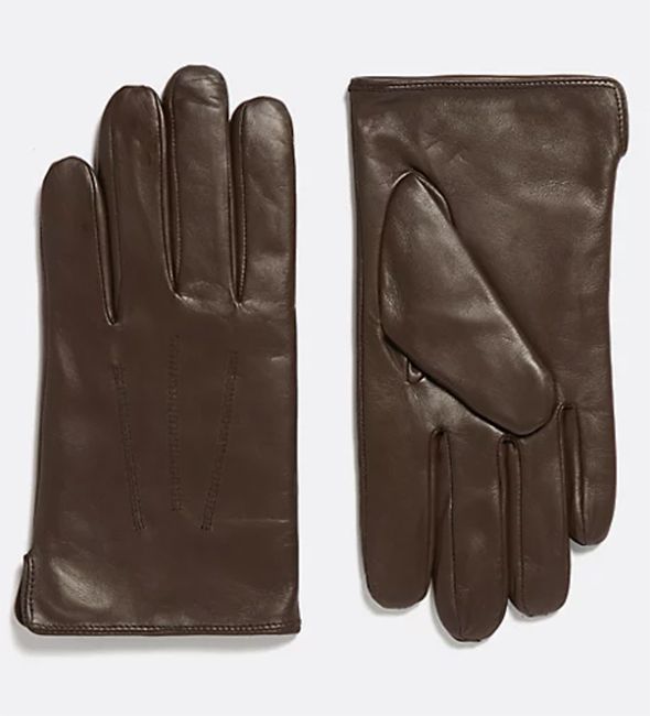 Marks and spencer leather gloves
