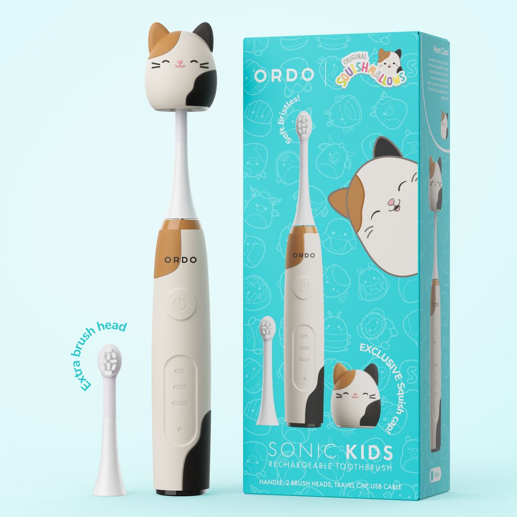 Ordo Squishmallows Toothbrush, Sonic Electric Toothbrush for Kids