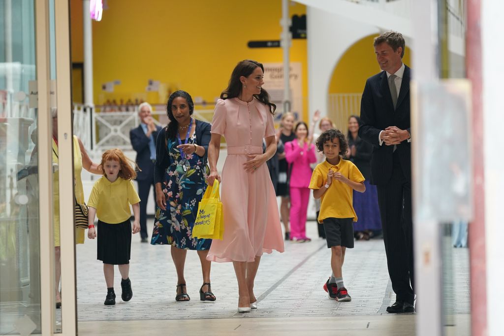 Kate Middleton departs Young V&A