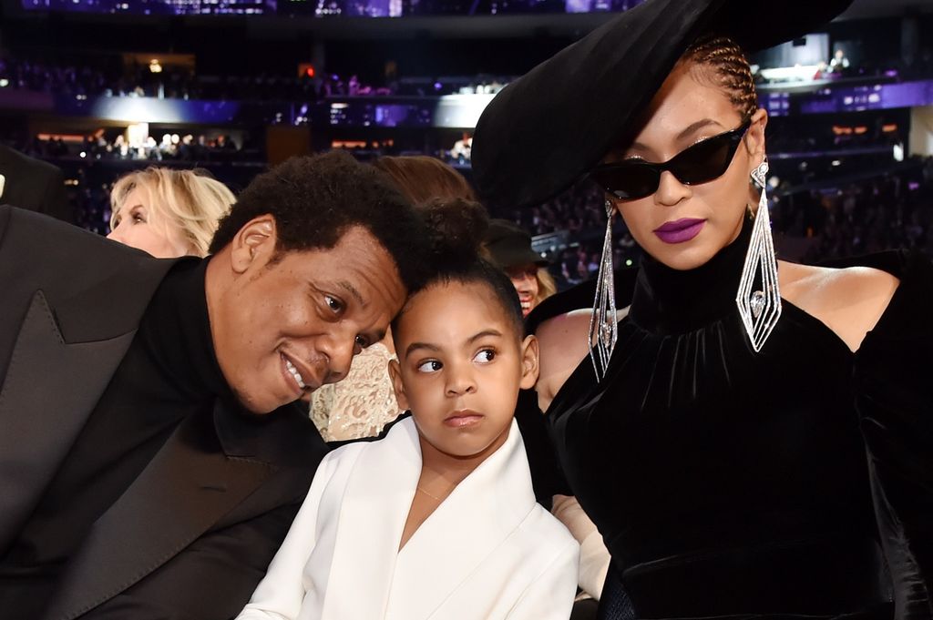 Beyonce, Blue Ivy and Jay Z