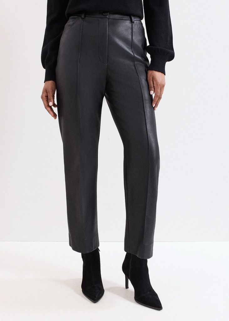 Phase Eight leather trousers
