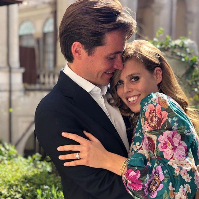 princess beatrice pose engagement ring