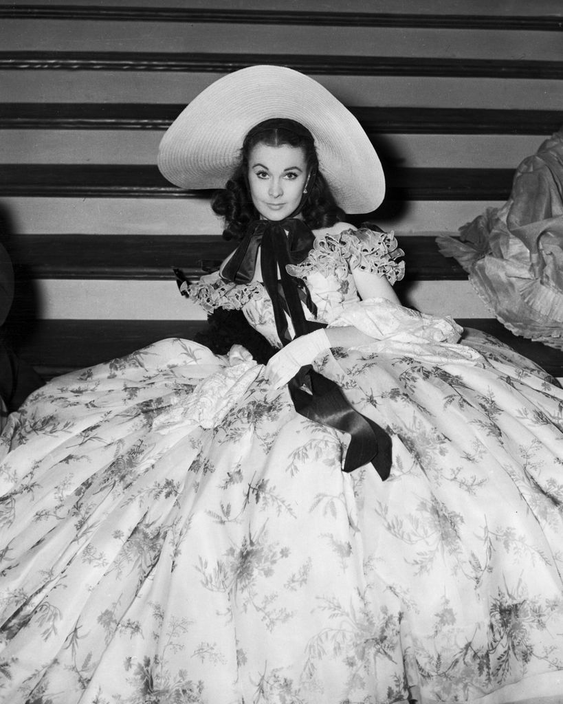 Vivien Leigh wearing a Mr John hat in 'Gone with the Wind'