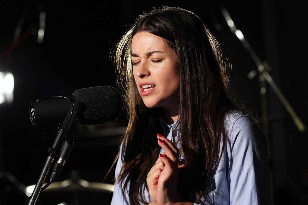 LONDON, ENGLAND - DECEMBER 14: Slow Moving Millie aka Amelia Warner performs for a Biz Session on December 14, 2011 in London, England. (Photo by Dave Hogan/Getty Images)