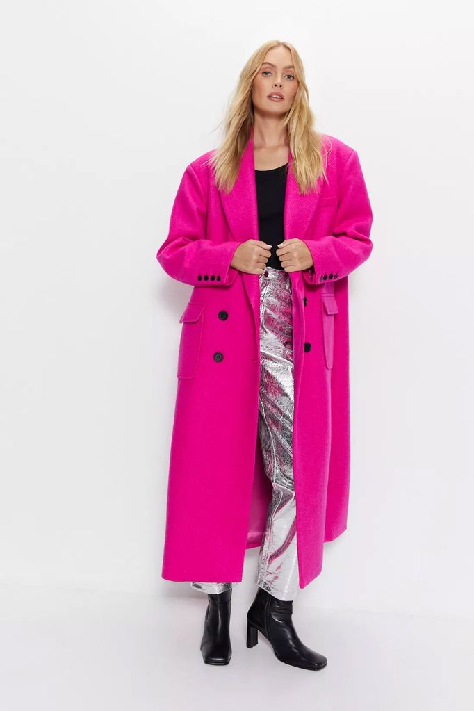 Warehouse Pink Coat