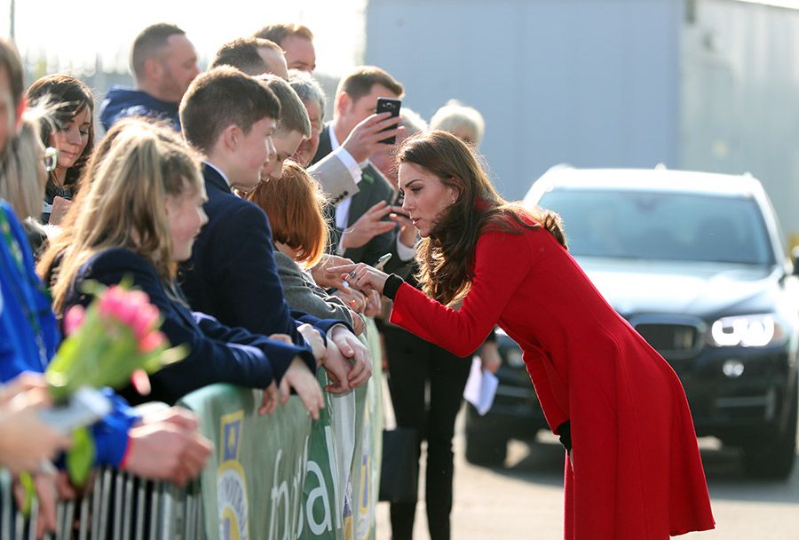 kate middleton received flowers