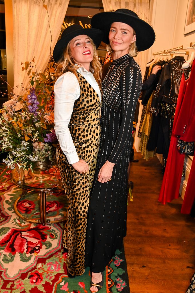 Alice Temperley and Jodie Kidd  attend the opening of Temperley London's Sloane Street flagship on October 30, 2024 in London, England. (Photo by Dave Benett/Getty Images for Temperley London)