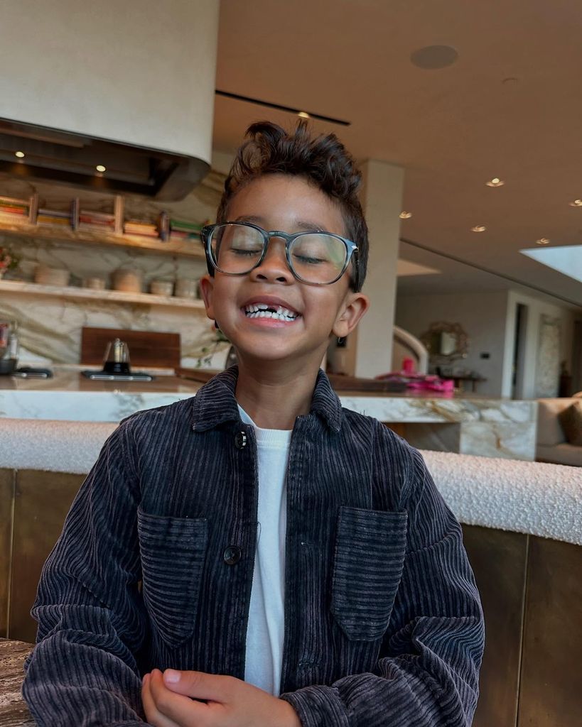 Miles showing off his sweet smile 