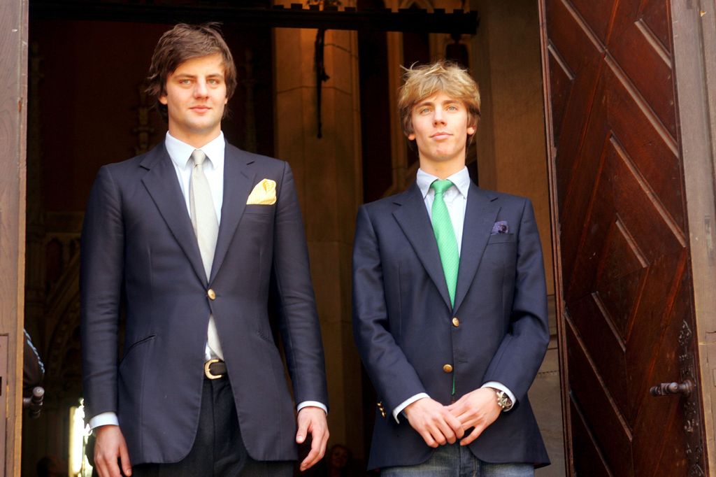 Prince Ernst's sons,  Prince Ernst August Jr and Prince Christian