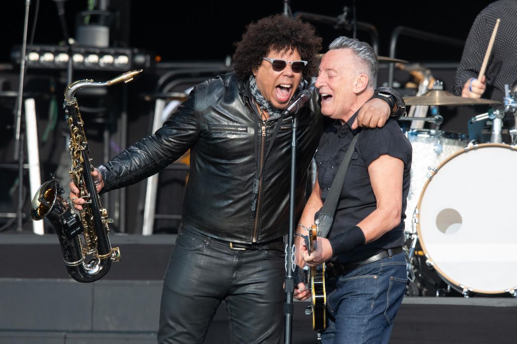 Bruce Springsteen with Jake Clemons