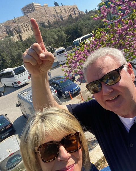 ruth langsford and eamon holmes athens