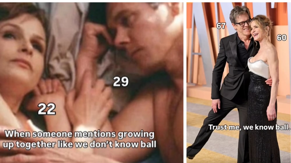 Kevin shared this cute then-and-now reel