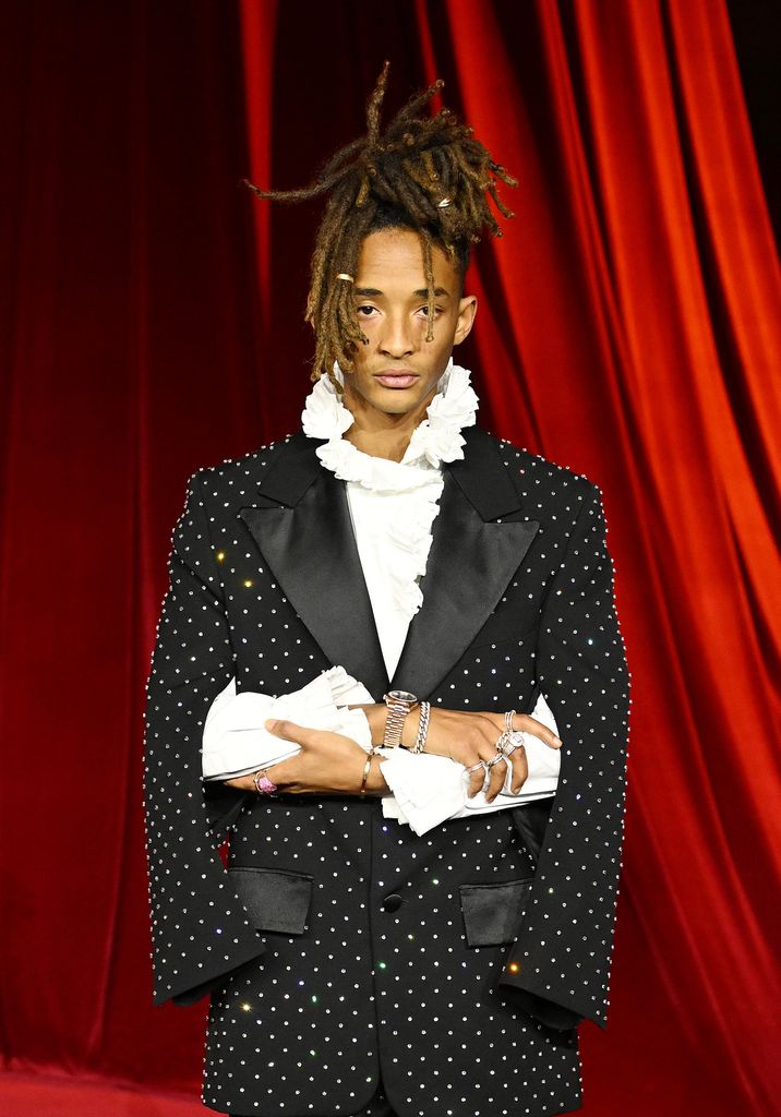 Jaden Smith at the Fourth Annual Academy Museum Gala held at Academy Museum of Motion Pictures on October 19, 2024 in Los Angeles, California.