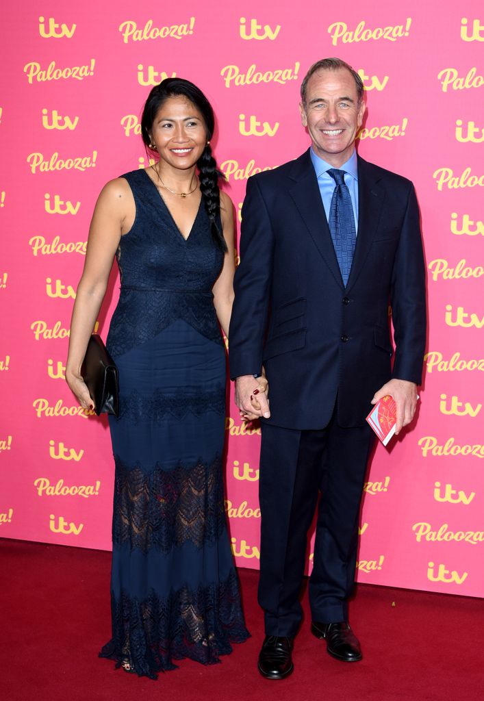 Zoila and Robson Green attend the ITV Palooza 2019 at The Royal Festival Hall