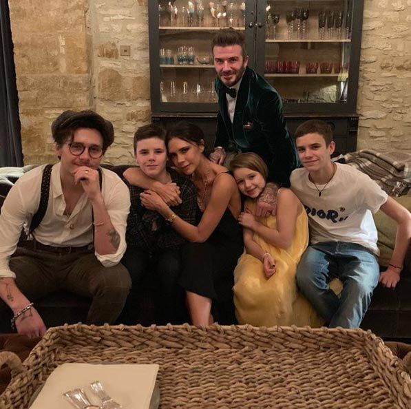 Beckhams family Cotswolds