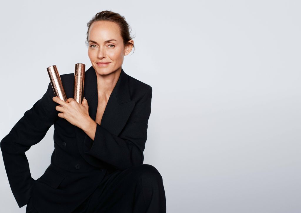 Amber Valletta, the new face of LYMA Skincare, shared her love for brand's new range with her followers on Instagram