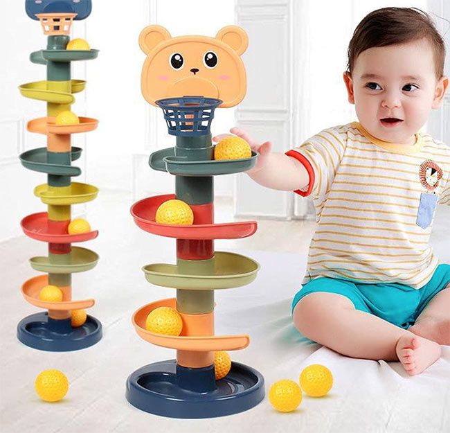 spiral tower toy