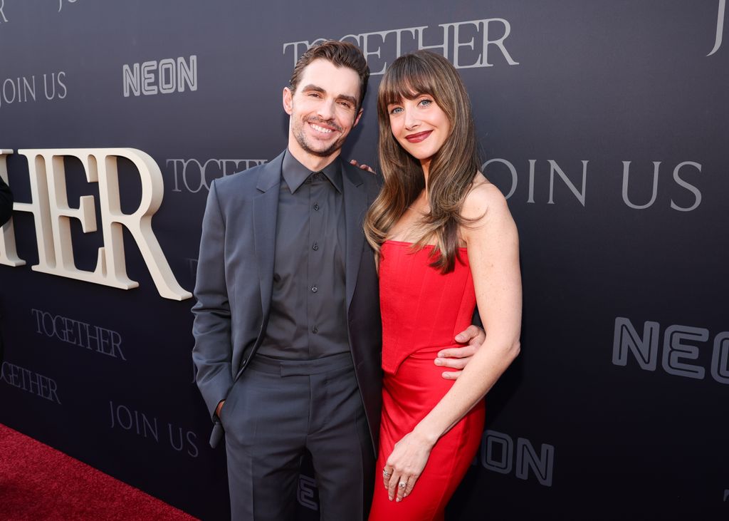 Dave Franco, Alison Brie at the "Together" Los Angeles Premiere held at the Vista Theatre on July 23, 2025 in Los Angeles, California
