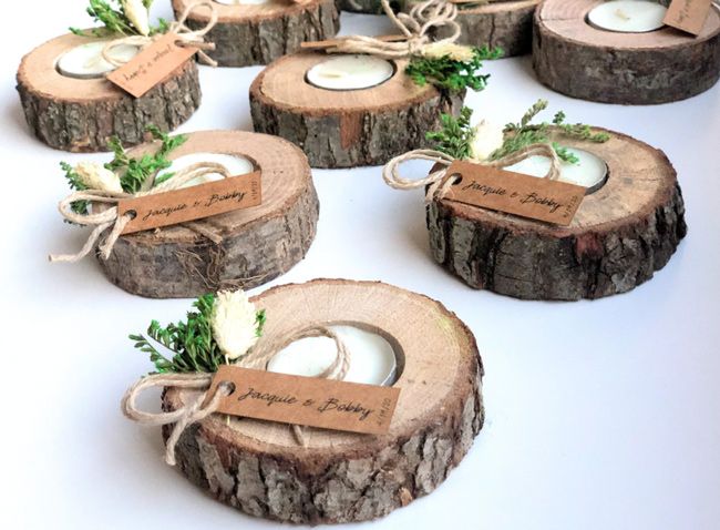 wooden favours