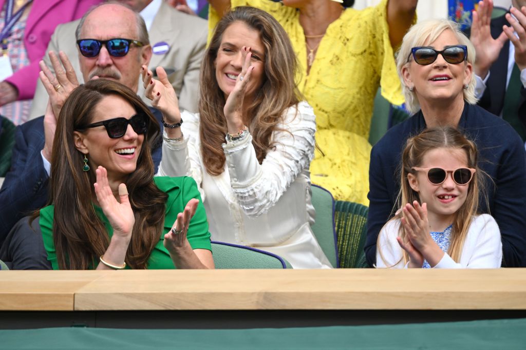 Princess Kate attends the Wimbledon 2023 men's final with her daughter Princess Charlotte