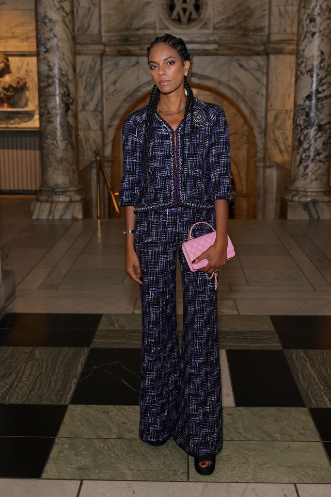 LONDON, ENGLAND - SEPTEMBER 13: Noella Coursaris attends the private view for "Gabrielle Chanel. Fashion Manifesto" at the Victoria & Albert Museum on September 13, 2023 in London, England. (Photo by Dave Benett/Getty Images for the Victoria & Albert Museum)