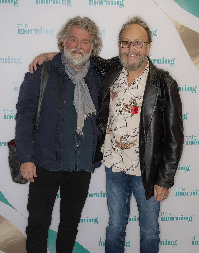 Hairy Bikers posing on This Morning