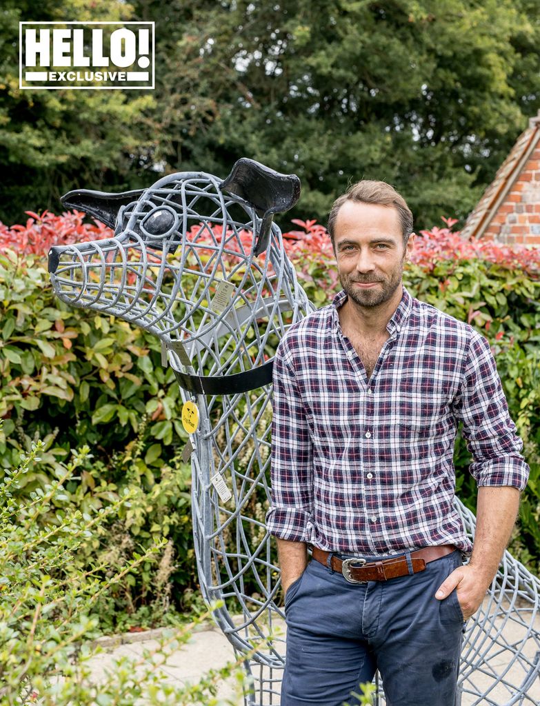 James Middleton poses for HELLO! shoot