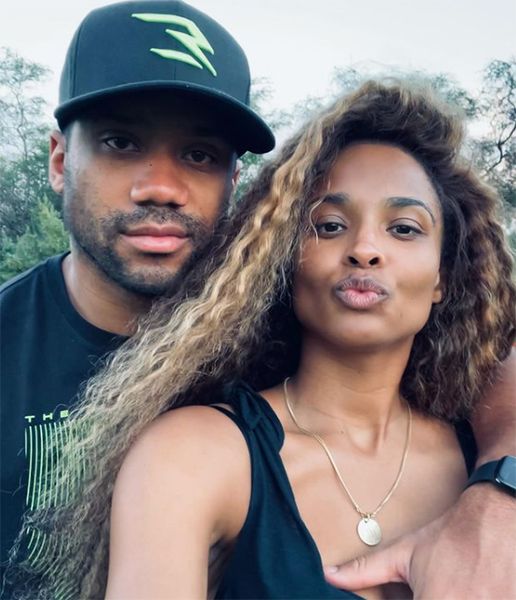 Ciara with Russell Wilson