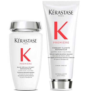 Kérastase Première Decalcifying Repairing Shampoo and Conditioner Duo for Damaged Hair with Pure Citric Acid and Glycine