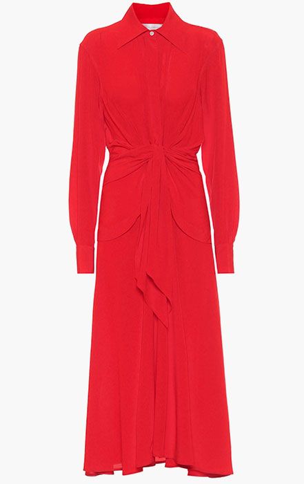 Candice Brown wows in ravishing red Victoria Beckham dress | HELLO!