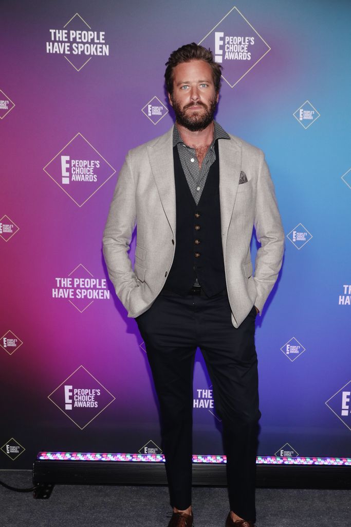 Hammer attends the 2020 E! People's Choice Awards held at the Barker Hangar in Santa Monica, California and on broadcast on Sunday, November 15, 2020. (Photo by Todd Williamson/E! 