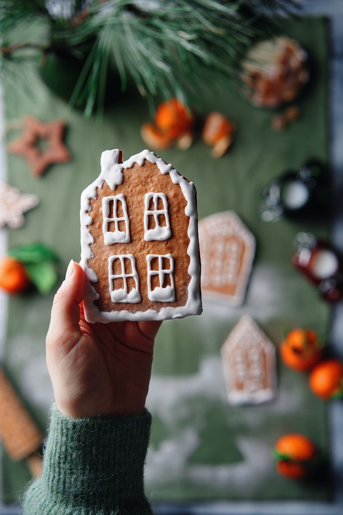 Ice your gingerbread house