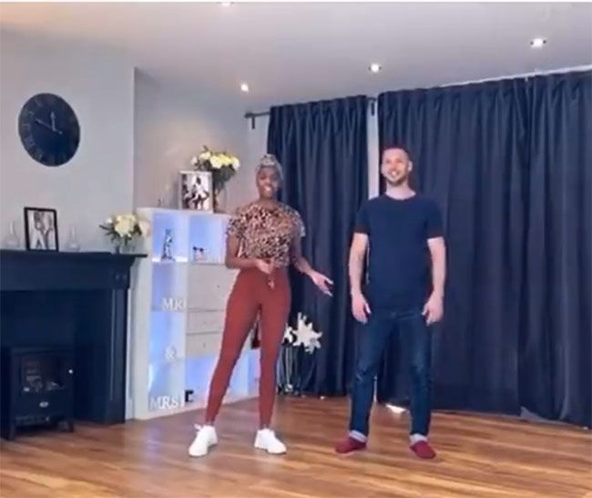 Oti Mabuse living room dancing