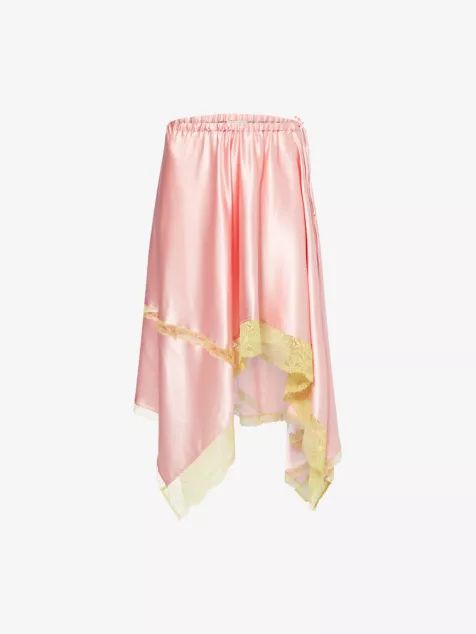 PINK LACY SKIRT