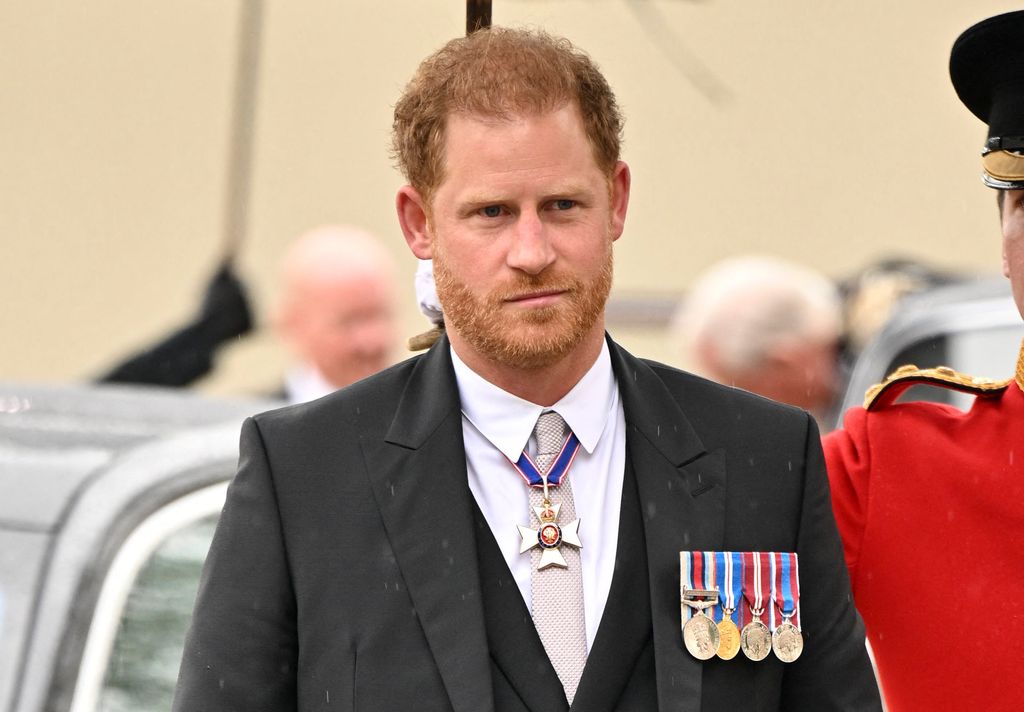 Prince Harry at Westminster Abbey on May 6, 2023