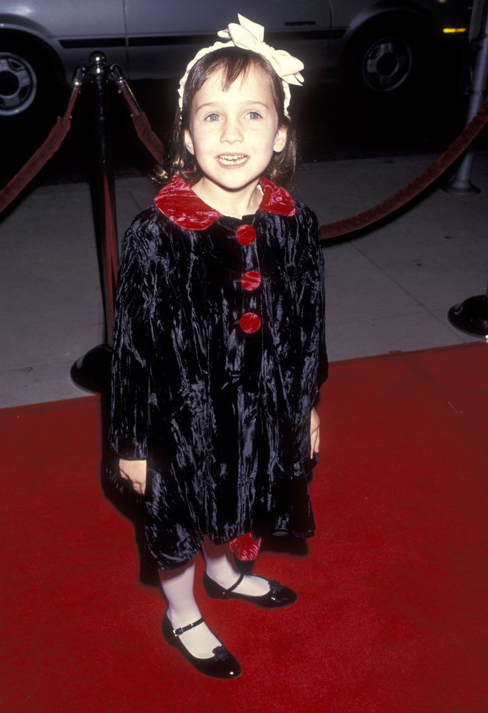 Actress Mara Wilson attends the 'Mrs. Doubtfire' Beverly Hills Premiere